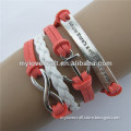MYLOVE 2014 charm infinity love bracelet Wrap bracelet for women Latest friendship bracelet MLZ024
